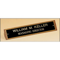 Walnut Name Plate 8.5 inches wide